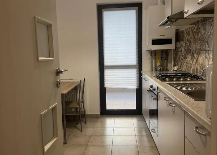 Daire Modern Baneasa- 15 Min From Therme Bükreş